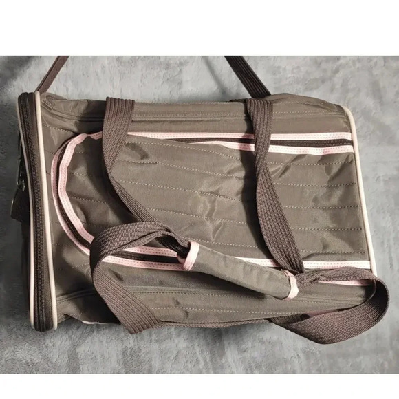 Sherpa Original Travel Deluxe Airline Approved Pet Carrier Pink Brown - Picture 9 of 13